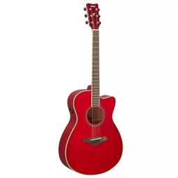 Yamaha FSC-TA TransAcoustic Acoustic-Electric Guitar – (RR: Ruby Red)